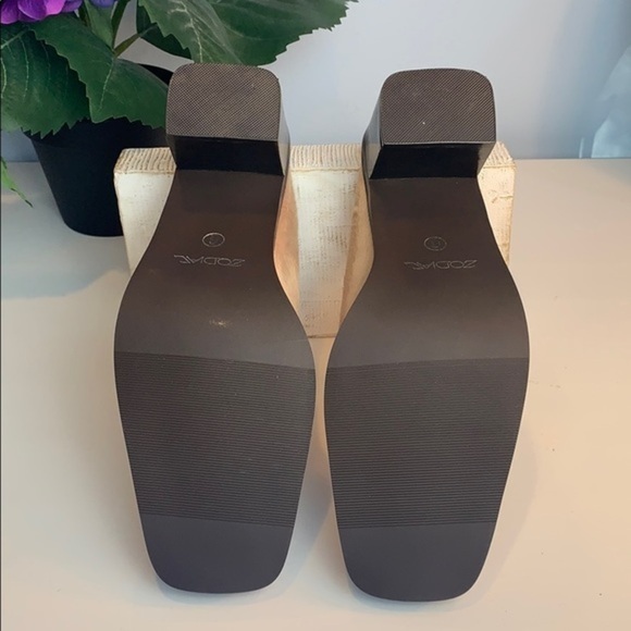 Zodiac Western Style Suede Mules Size 6 - Picture 6 of 7